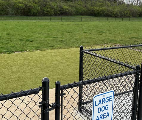 Dog park installation
